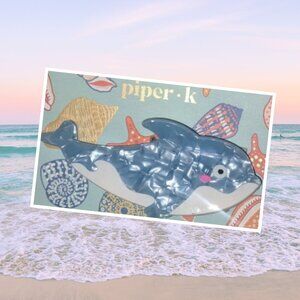 NWT Piper K Hair Clip - Dolphin